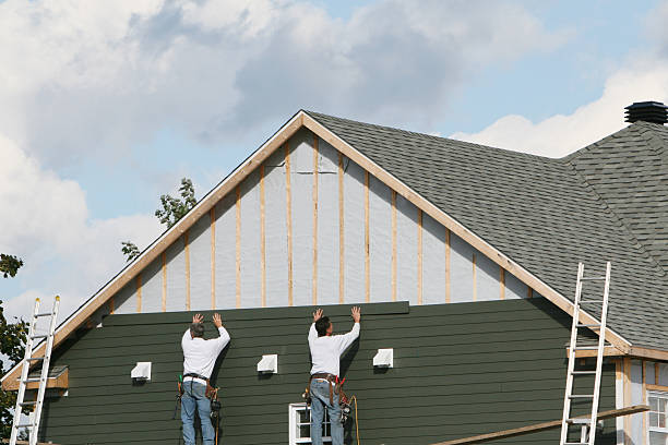 Professional Siding Repair technician working in Moshannon, PA